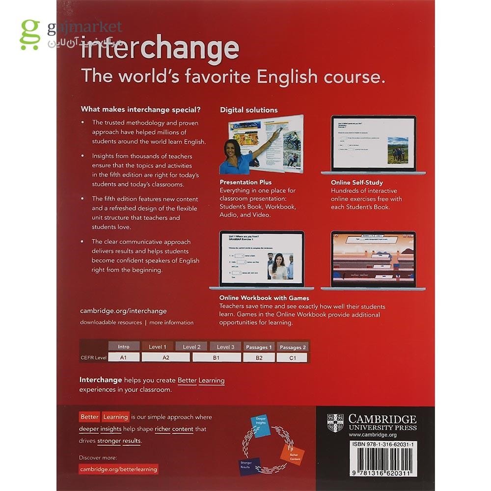 تصویر از Interchange 1 Fifth Edition Student's Book + Workbook