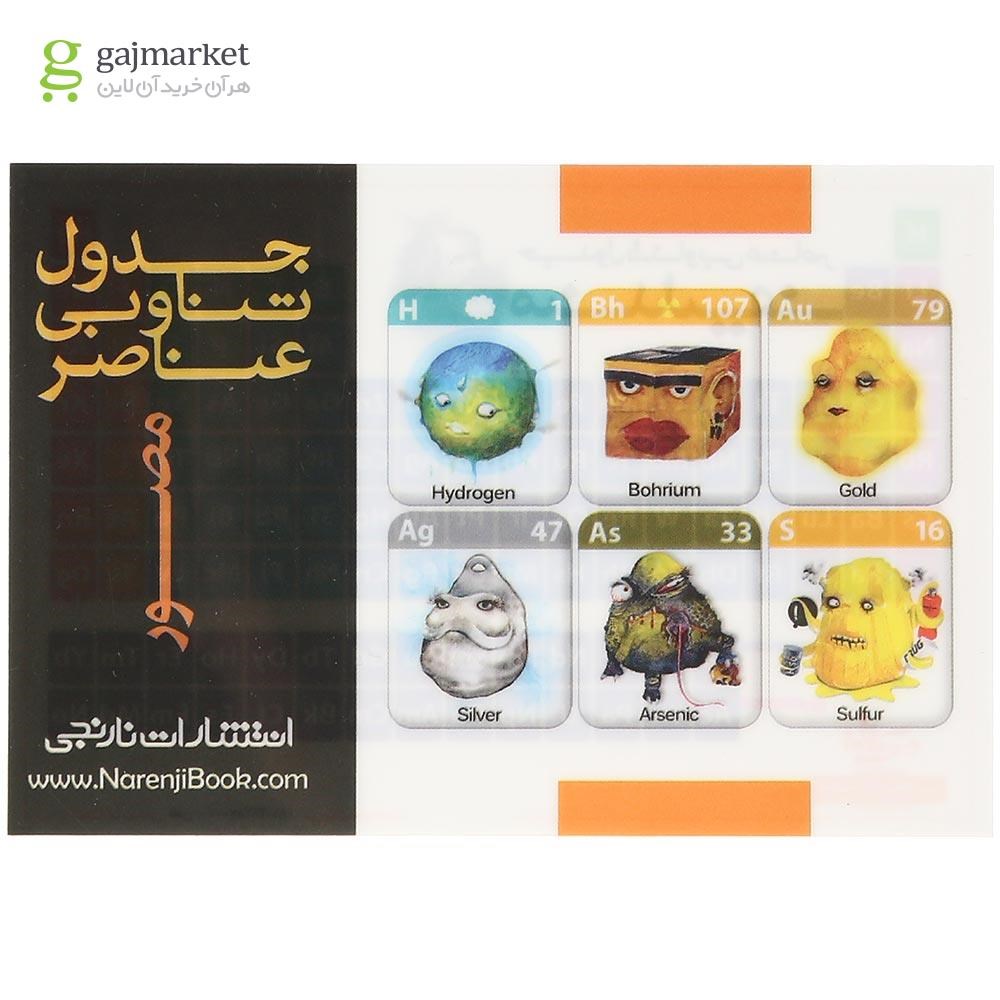 تصویر از پوستر جدول مندلیف سایز جیبی انتشارات کتاب نارنجی