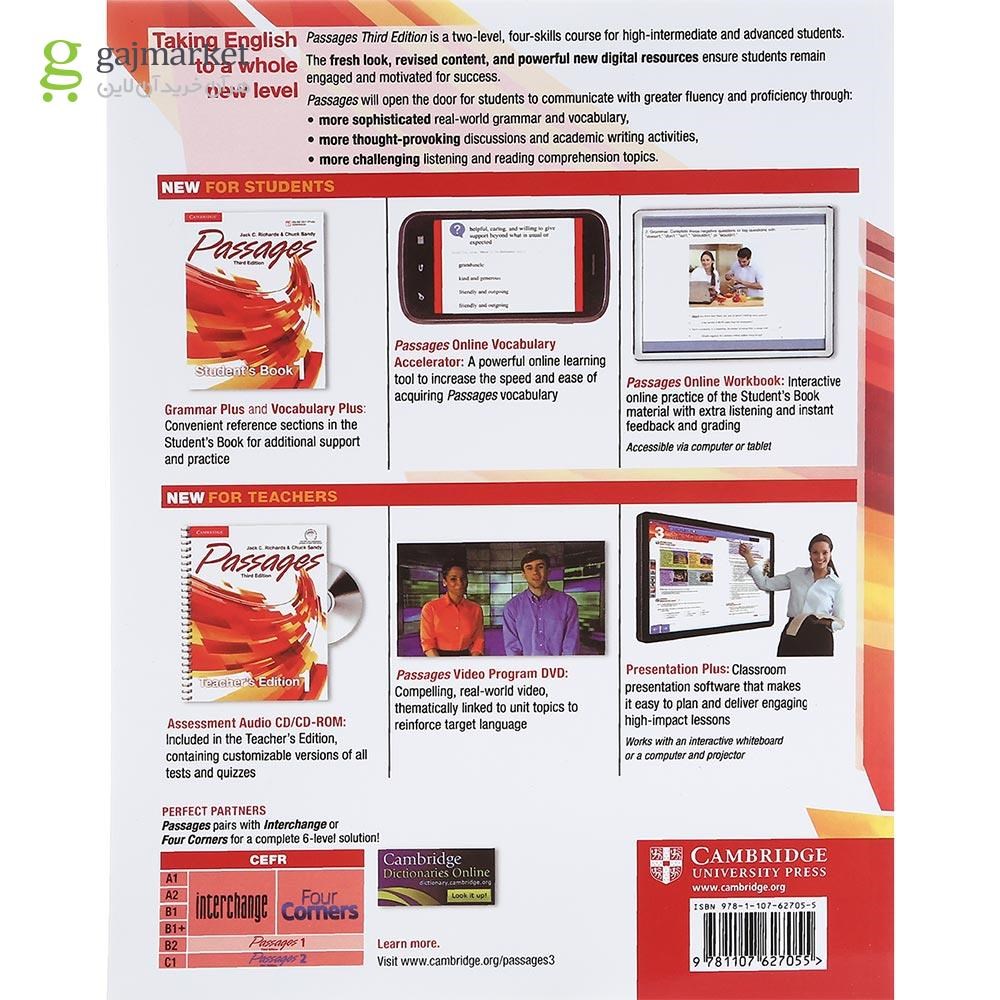 تصویر از Passages 1 Third Edition Student's Book + Workbook
