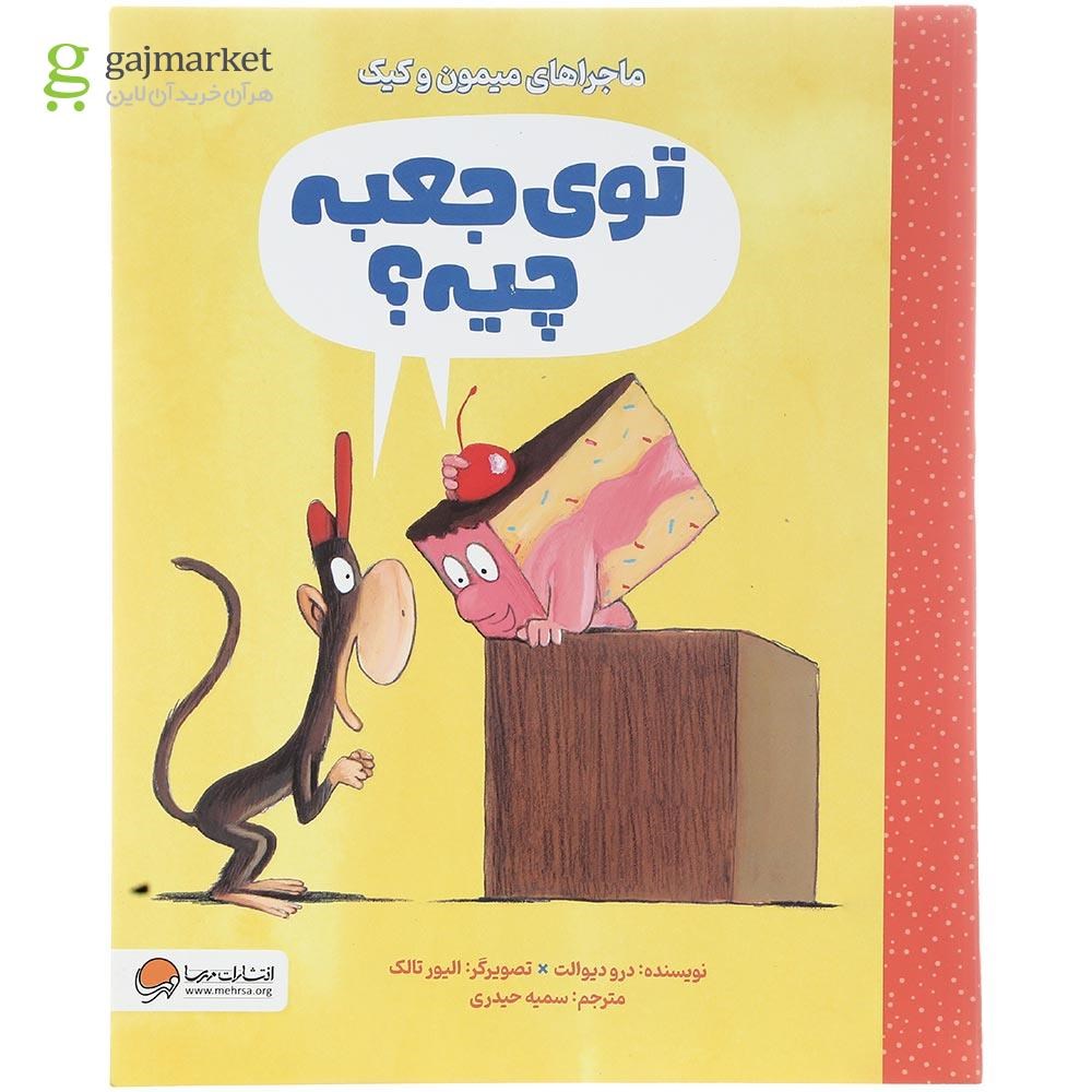 تصویر از کتاب توی جعبه چیه مجموعه ماجراهای میمون و کیک