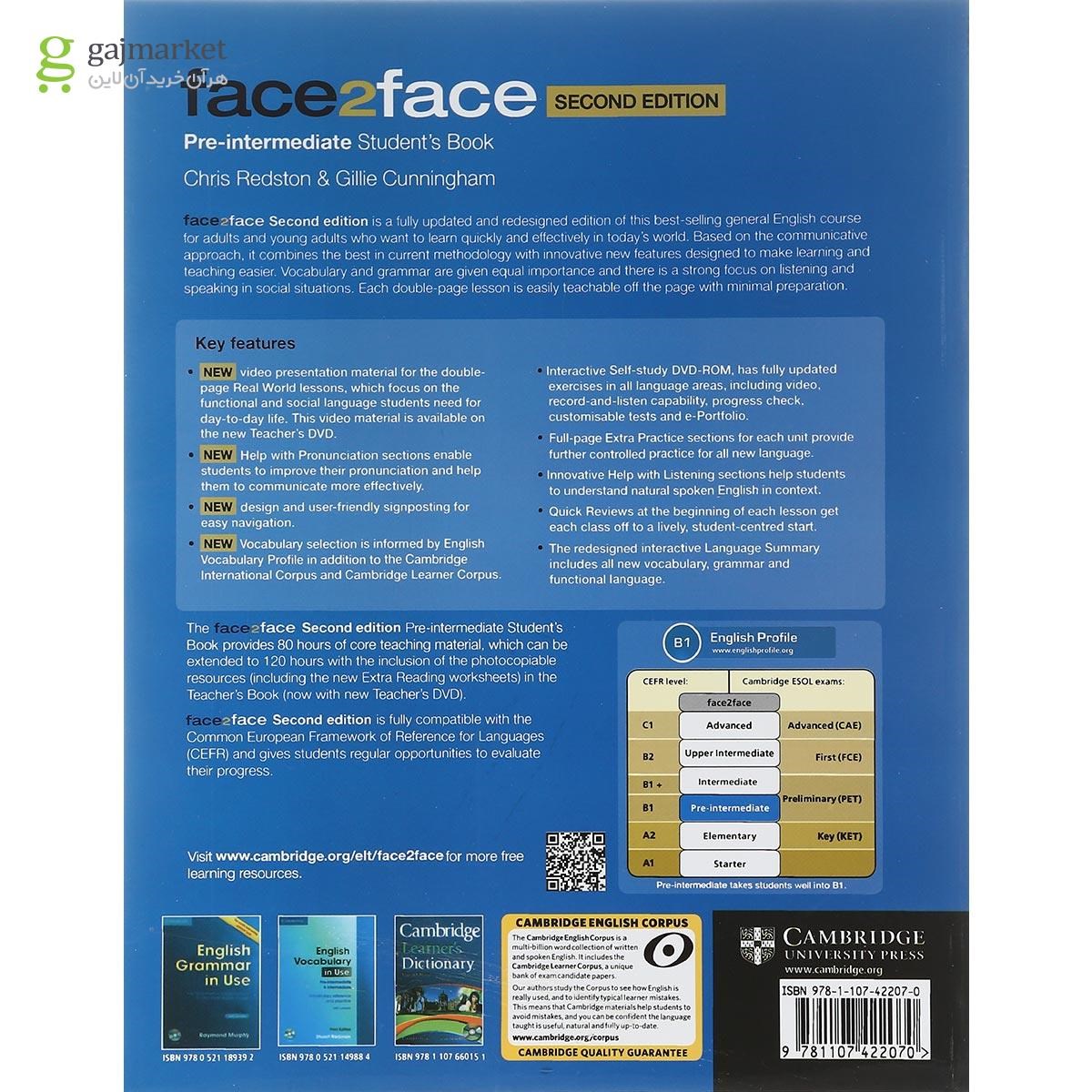 تصویر از Face2Face Pre-Intermediate Second Edition Student's Book + Workbook