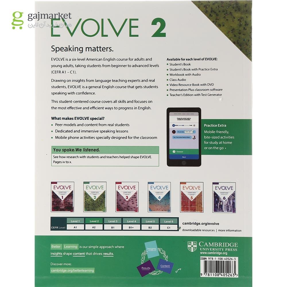 تصویر از Evolve 2 Student's Book + Workbook