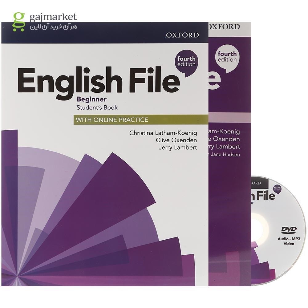 تصویر از English File Beginner Fourth Edition Student's Book + Workbook