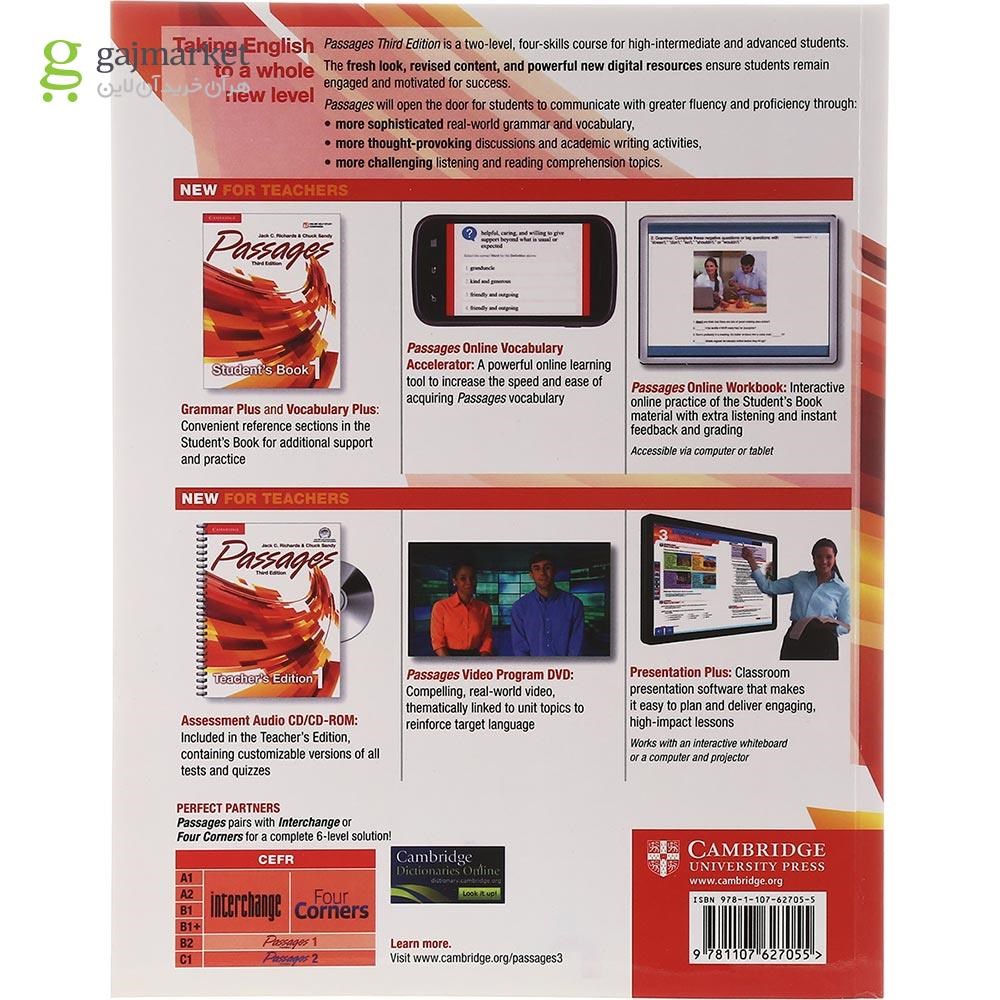 تصویر از Passages 1 Third Edition Student's Book + Workbook
