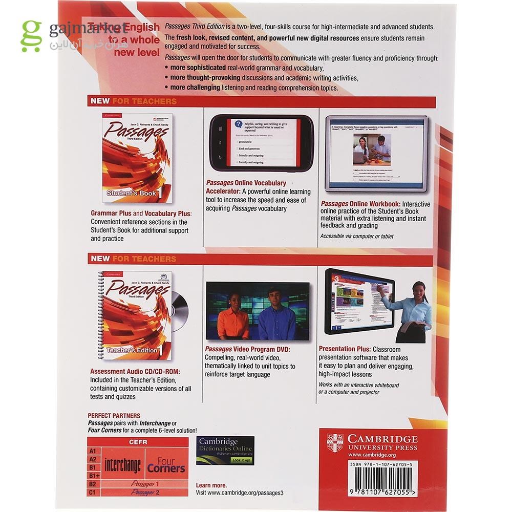 تصویر از Passages 1 Third Edition Student's Book + Workbook