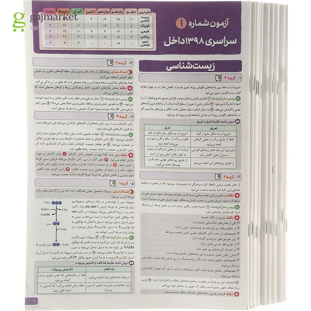 تصویر از کتاب چند کنکور جامع کنکور تجربی جلد 2 برای کنکور 1403 انتشارات خیلی سبز سال چاپ 1403