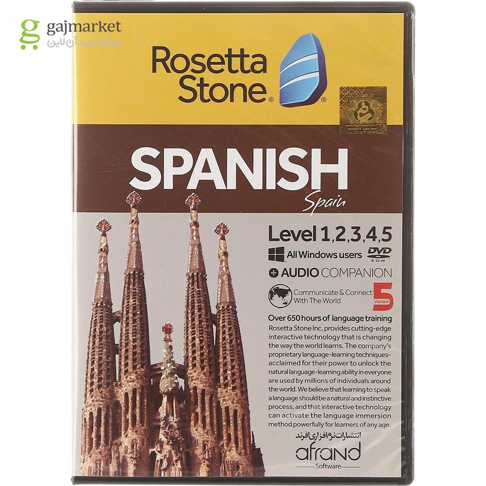 تصویر از Rosetta Stone Spanish Level 1-5 DVD