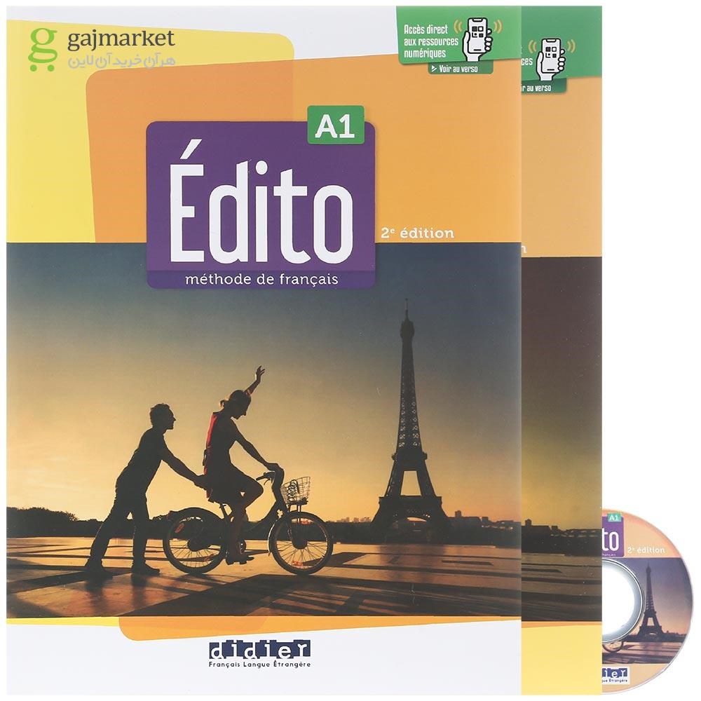 تصویر از Edito A1 2e edition Livre de L'eleve + Cahier d'activites
