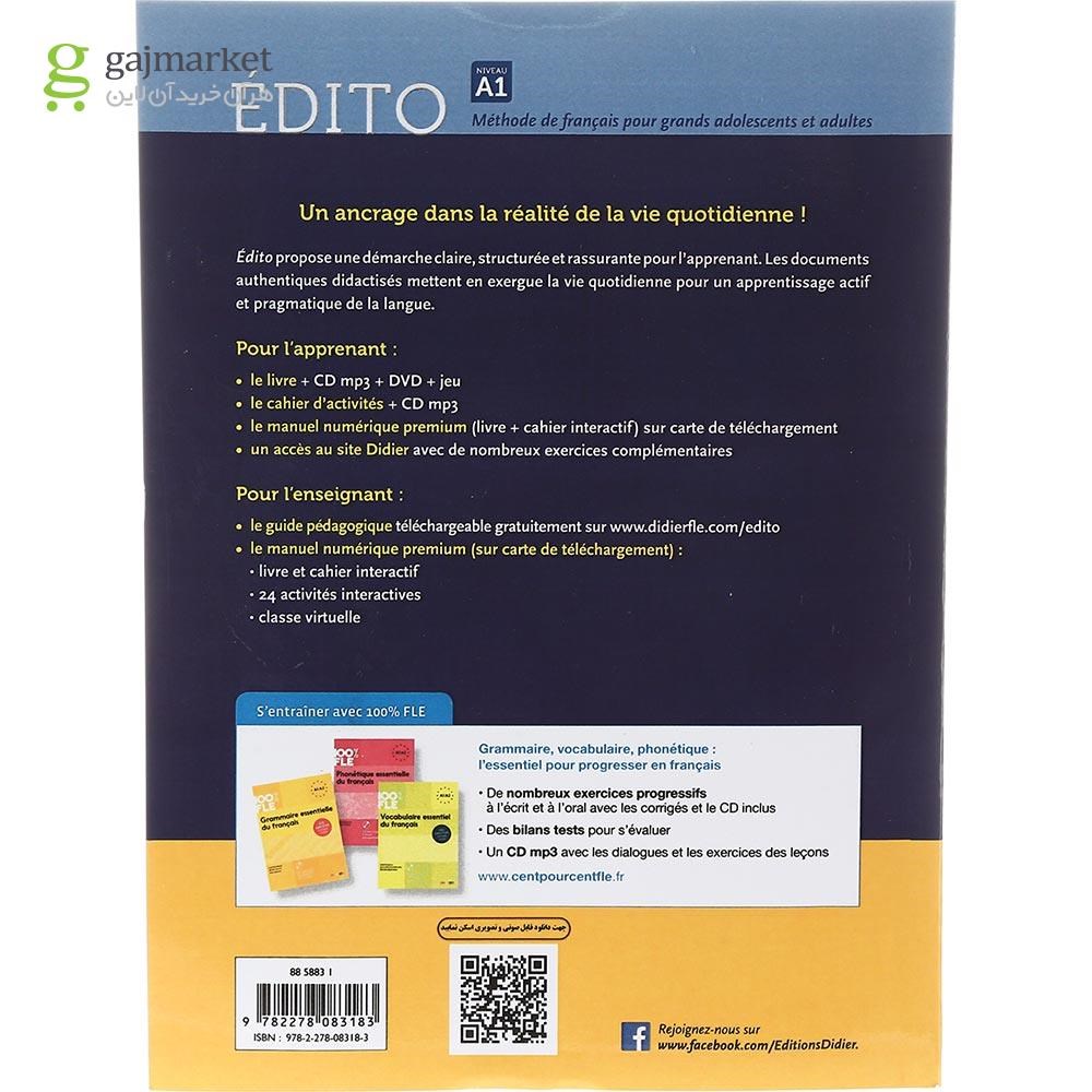 تصویر از Edito A1 Livre de L'eleve + Cahier d'activites