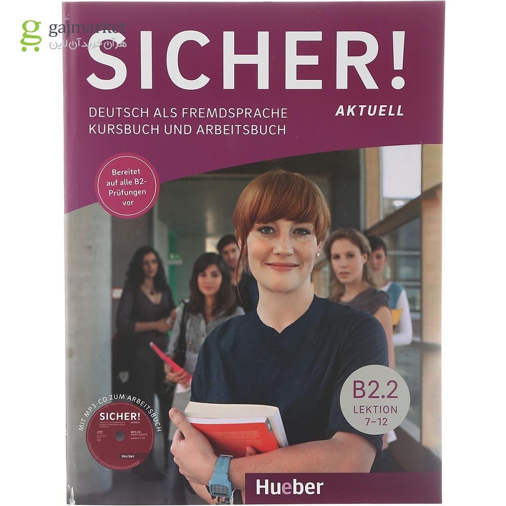 تصویر از Sicher Aktuell B2.2 Lektion 7-12 Kursbuch + Arbeitsbuch