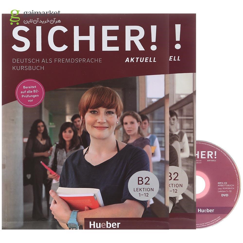 تصویر از Sicher Aktuell B2 Lektion 1-12 Kursbuch + Arbeitsbuch