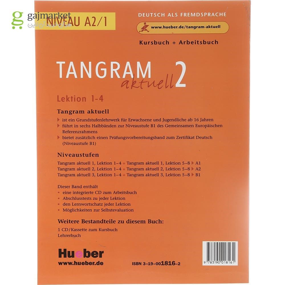 تصویر از Tangram 2 aktuell Lektion 1-4 A2.1 Kursbuch + Arbeitsbuch