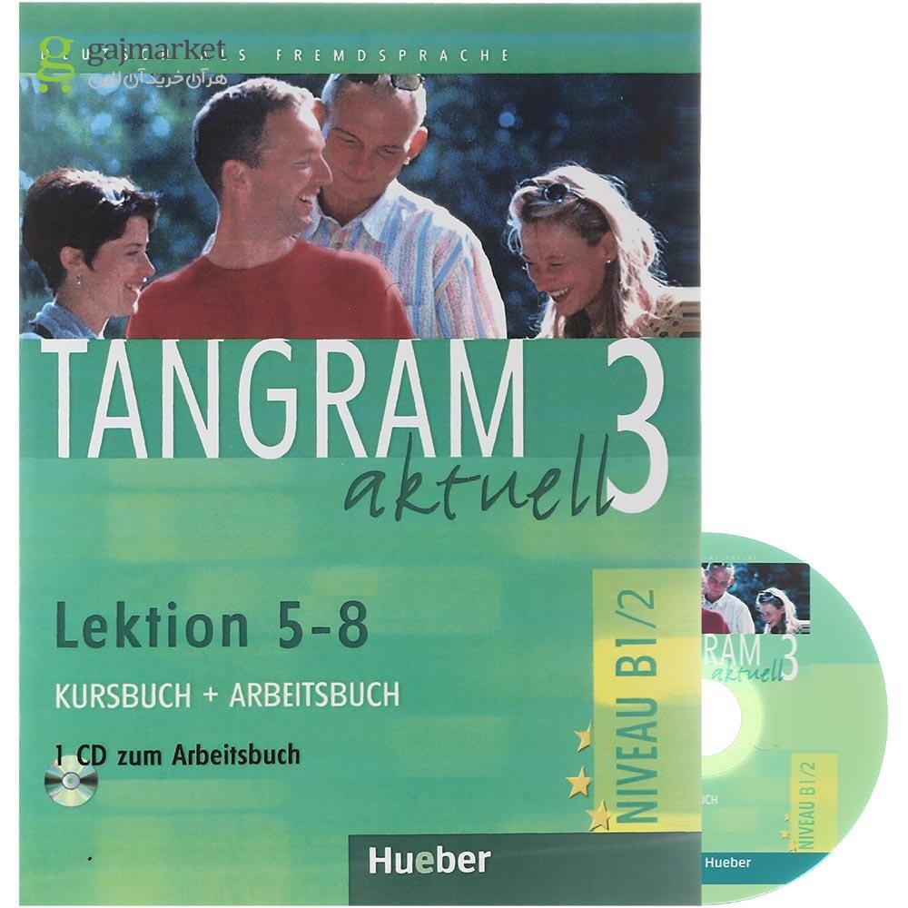 تصویر از Tangram 3 aktuell Lektion 5-8 B1.2 Kursbuch + Arbeitsbuch