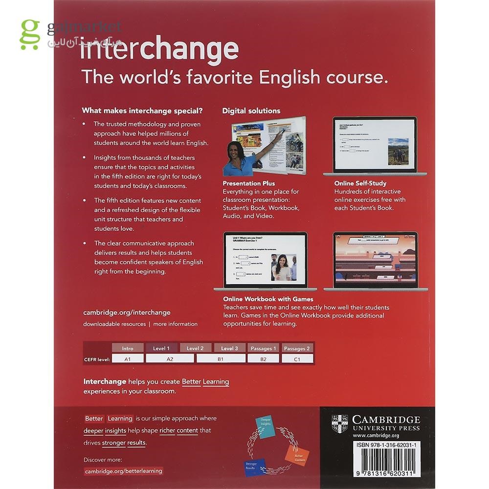 تصویر از Interchange 1 Fifth Edition Student's Book + Workbook