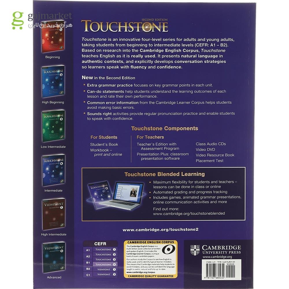 تصویر از Touchstone 4 Second Edition Student's Book + Workbook