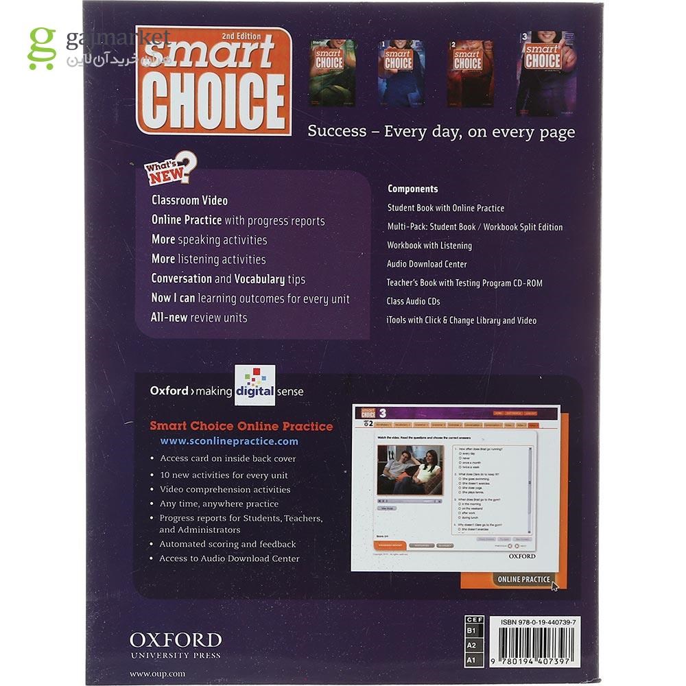 تصویر از Smart Choice 3 Second Edition Student's Book + Workbook