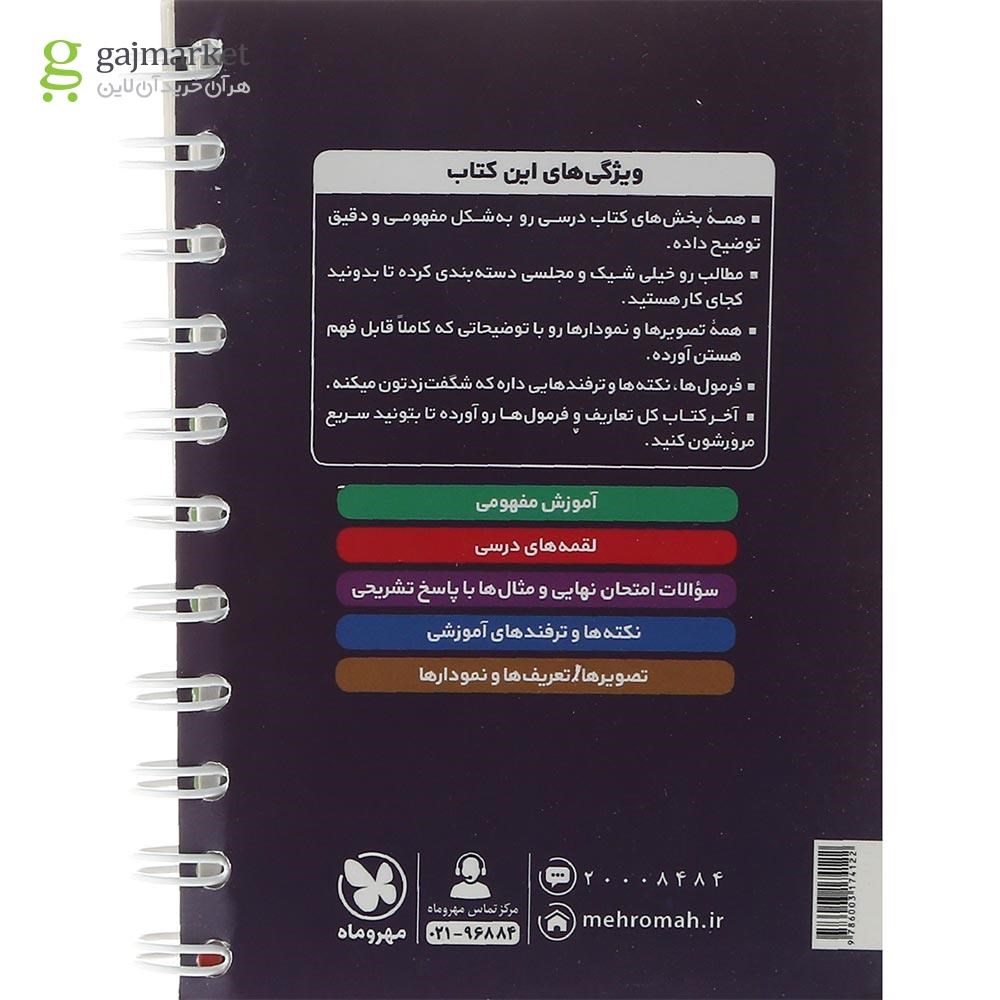 تصویر از کتاب فیزیک دوازدهم ریاضی سری لقمه نهایی انتشارات مهر و ماه سال چاپ 1403