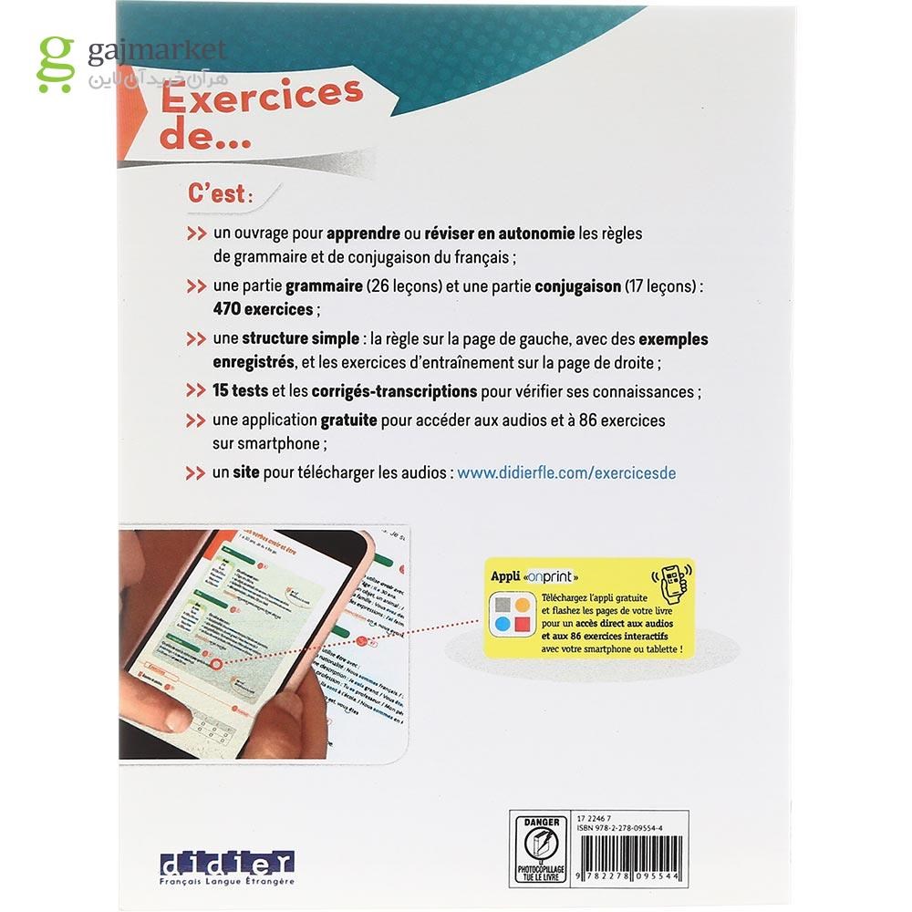 تصویر از Exercices de Grammaire & conjugaison du francais A1