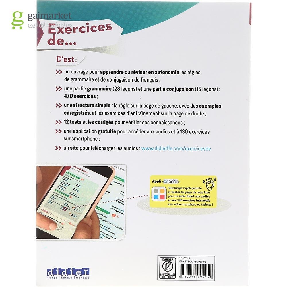 تصویر از Exercices de Grammaire & conjugaison du francais A2