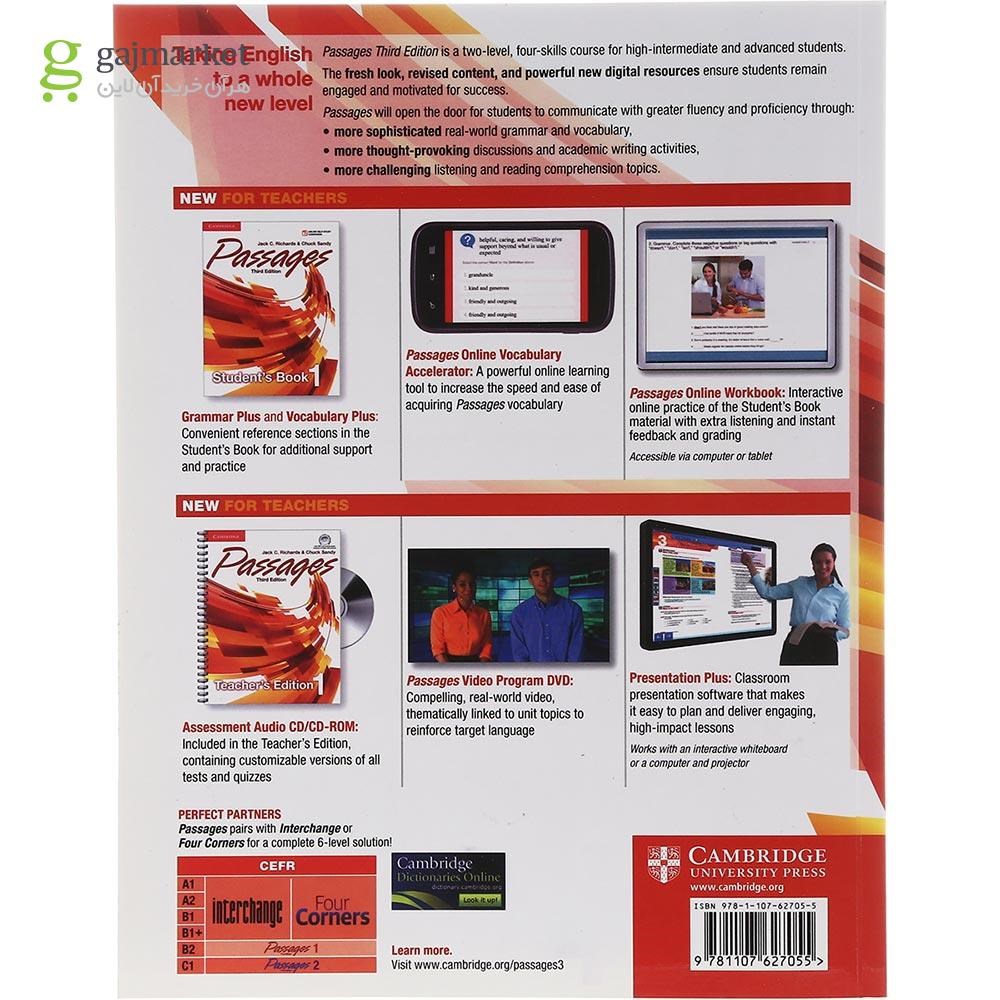 تصویر از Passages 1 Third Edition Student's Book + Workbook