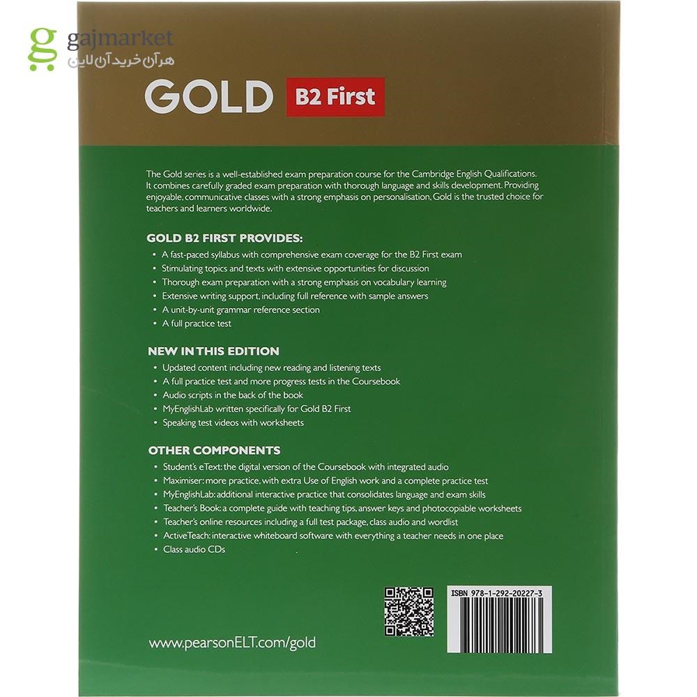 تصویر از Gold B2 First New Edition Coursebook + Exam Maximiser