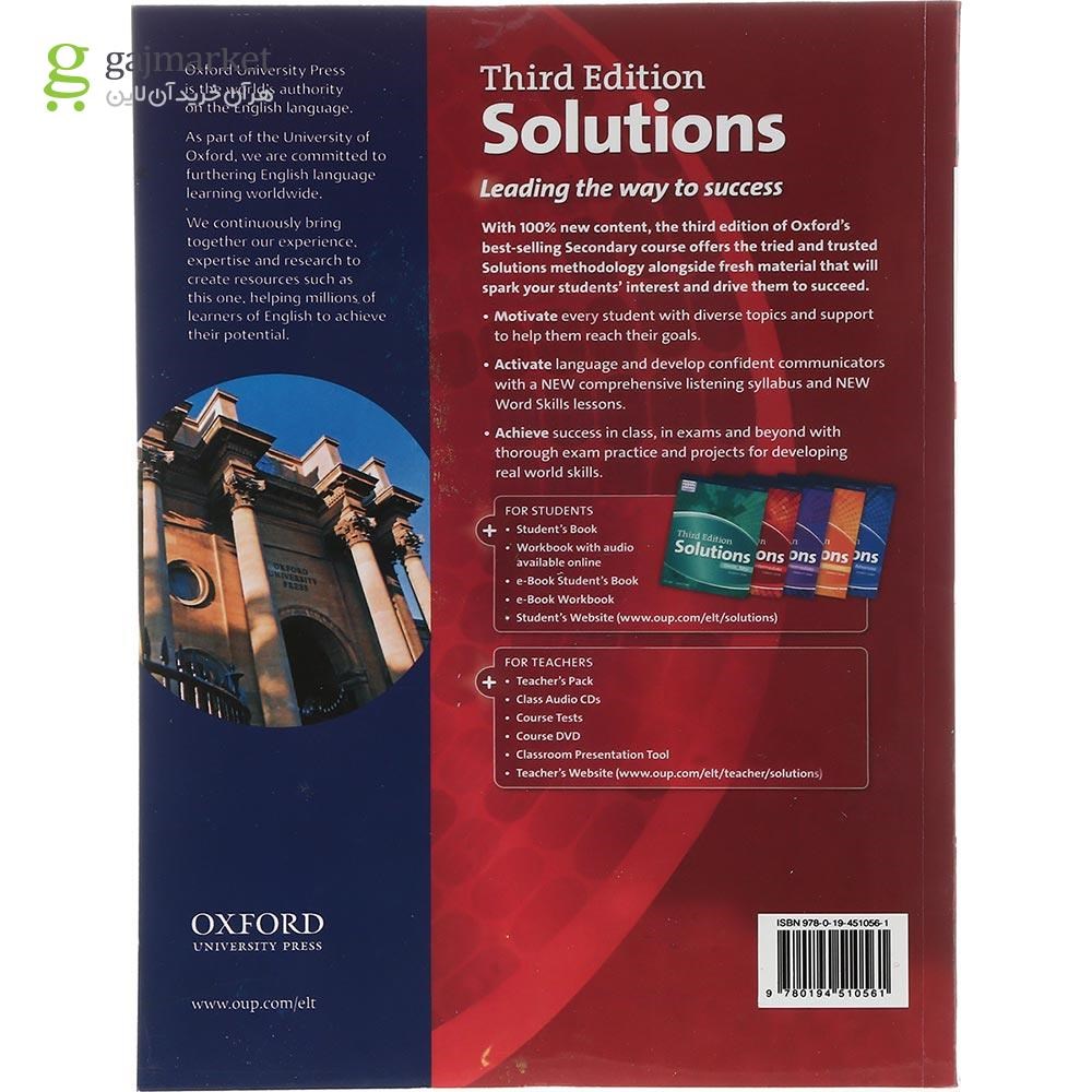تصویر از Solutions Pre-Intermediate Third Edition Student's Book + Workbook