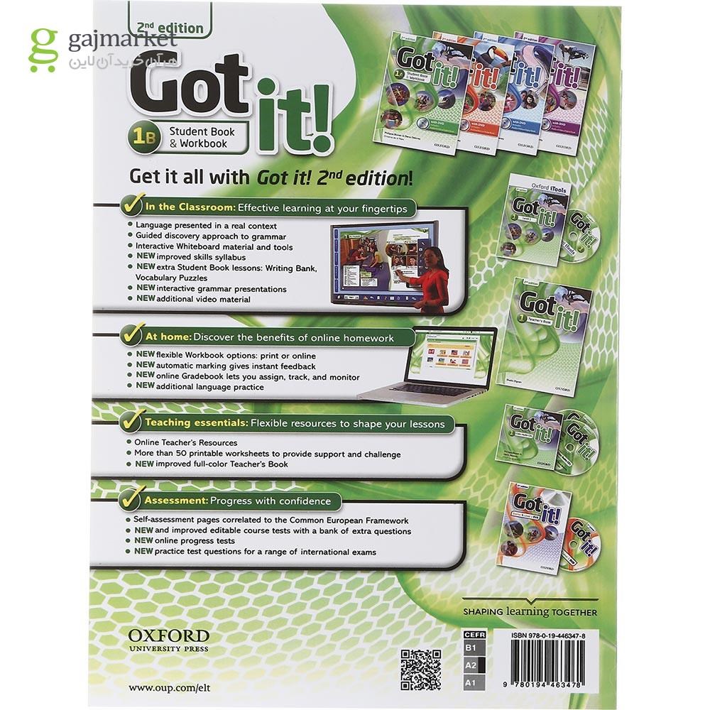 تصویر از Got It 1B Second Edition Student's Book + Workbook