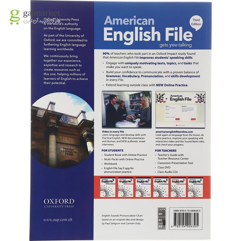 تصویر از American English File 2 Third Edition Student's Book + Workbook