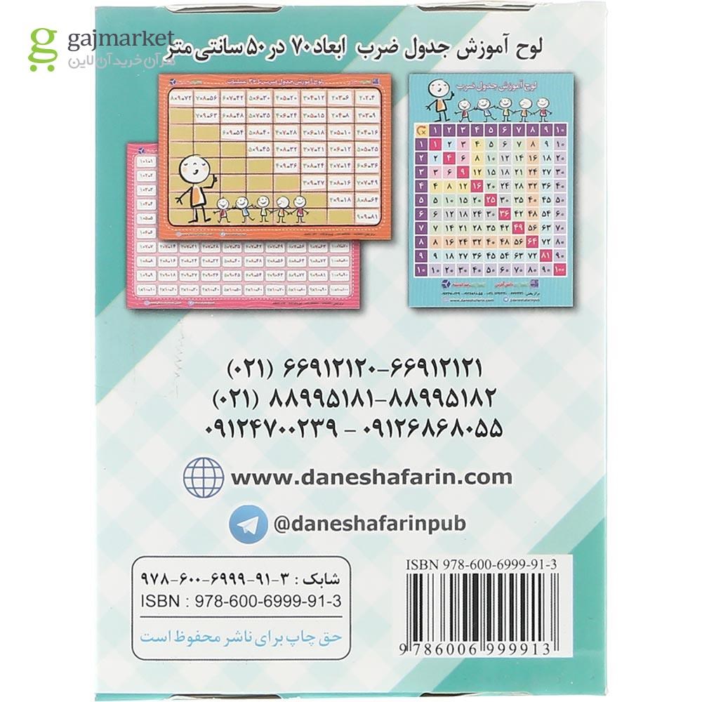 تصویر از فلش کارت کتاب 2 دو تا آموزش و تمرین ضرب انتشارات دانش آفرین