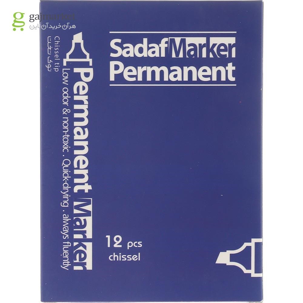 تصویر از ماژیک 5 میلی متری صدف مدل Permanent کد 01 بسته 12 عددی