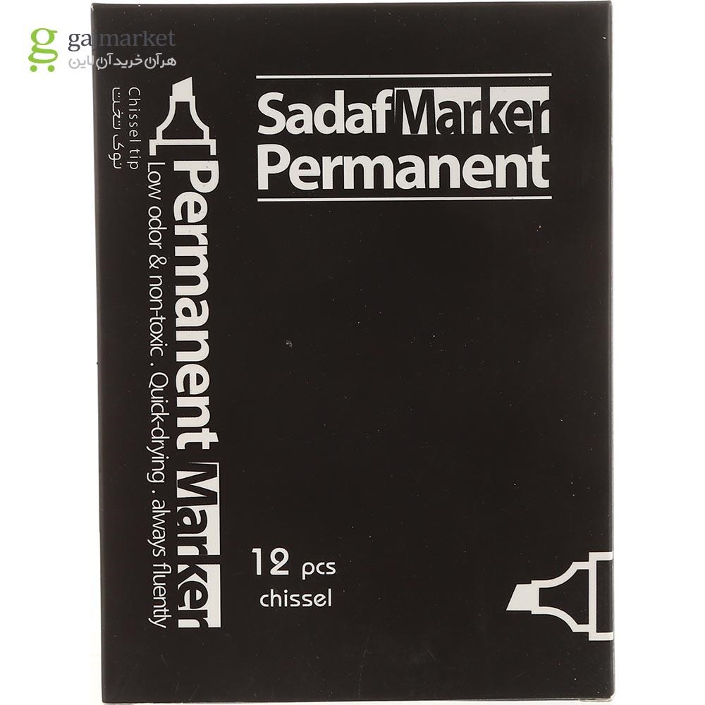 تصویر از ماژیک 5 میلی متری صدف مدل Permanent کد 01 بسته 12 عددی