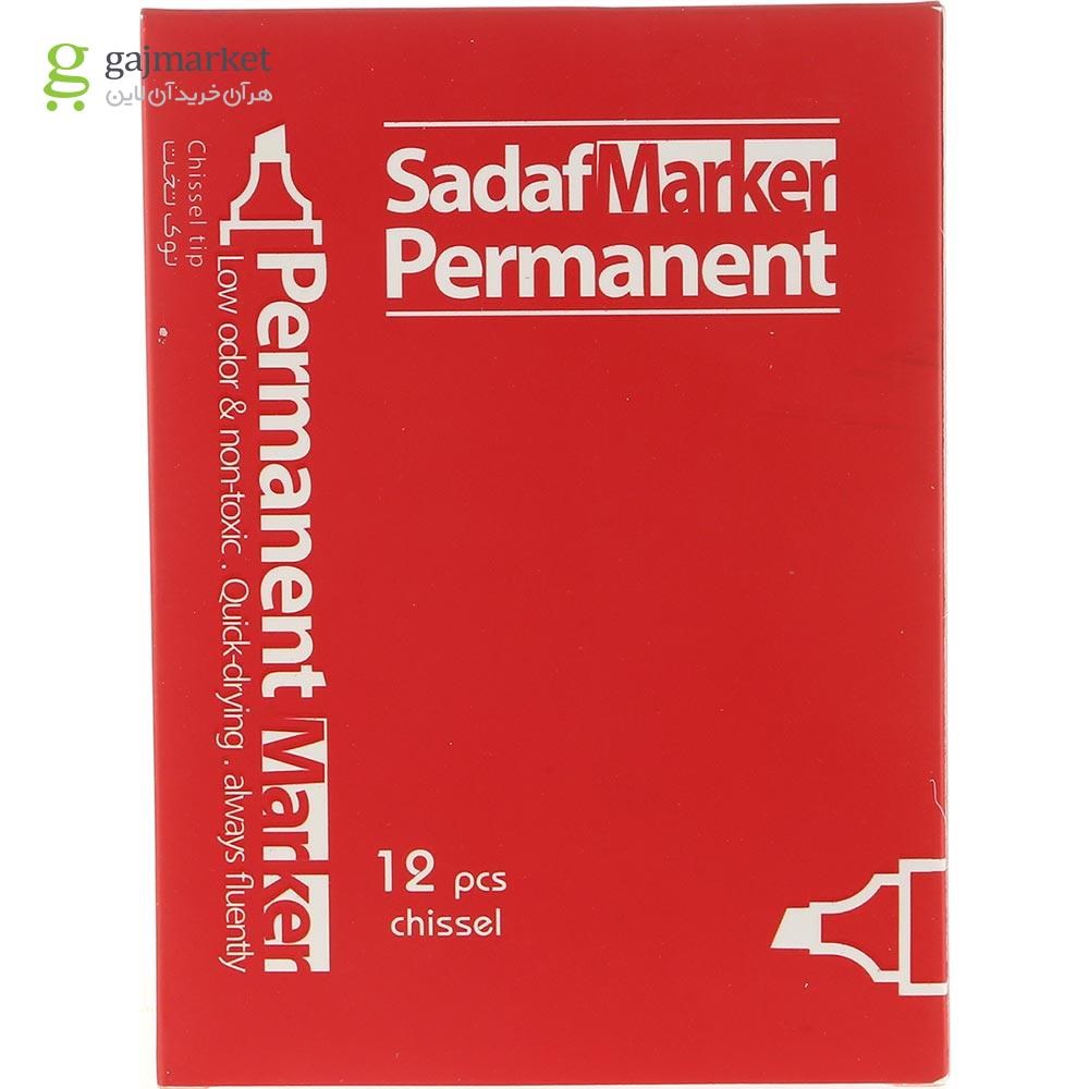 تصویر از ماژیک 5 میلی متری صدف مدل Permanent کد 01 بسته 12 عددی