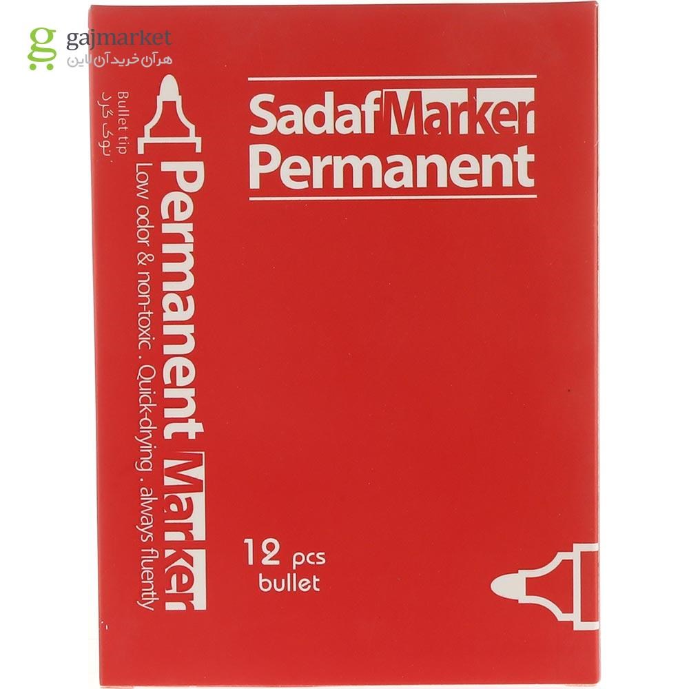 تصویر از ماژیک 1 میلی متری صدف مدل Permanent کد 02 بسته 12 عددی