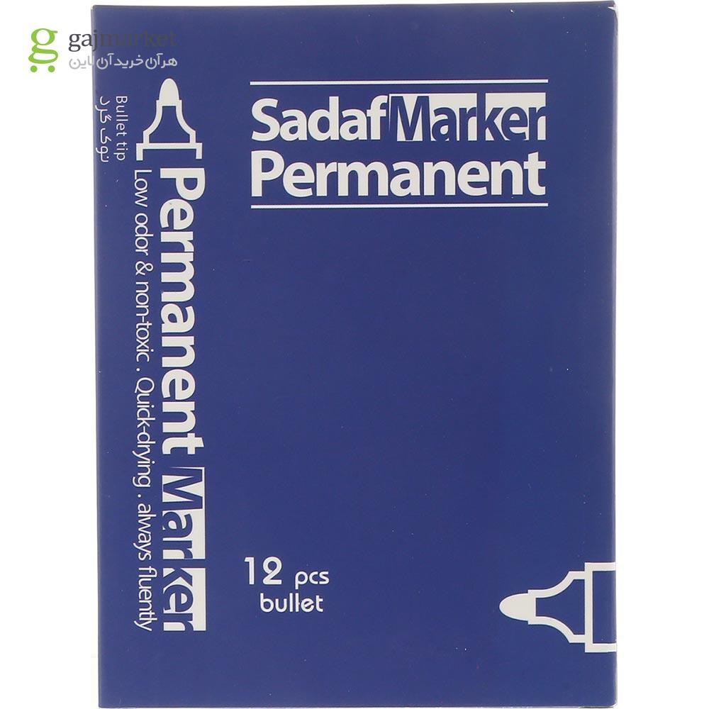 تصویر از ماژیک 1 میلی متری صدف مدل Permanent کد 02 بسته 12 عددی