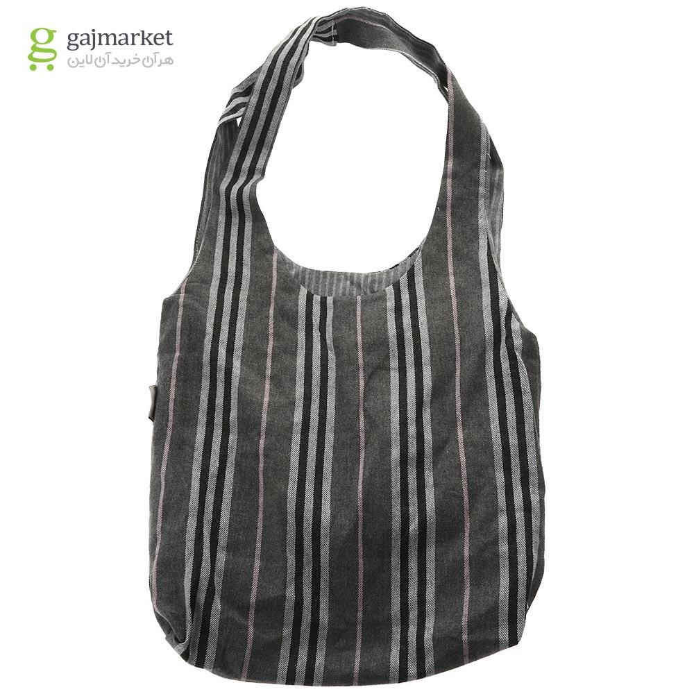 تصویر از کیف دوشی 60 درجه طرح Stripes کد 002