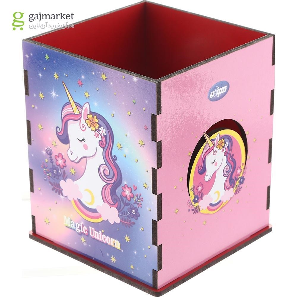 تصویر از جامدادی رومیزی کلیپس طرح Magic Unicorn 