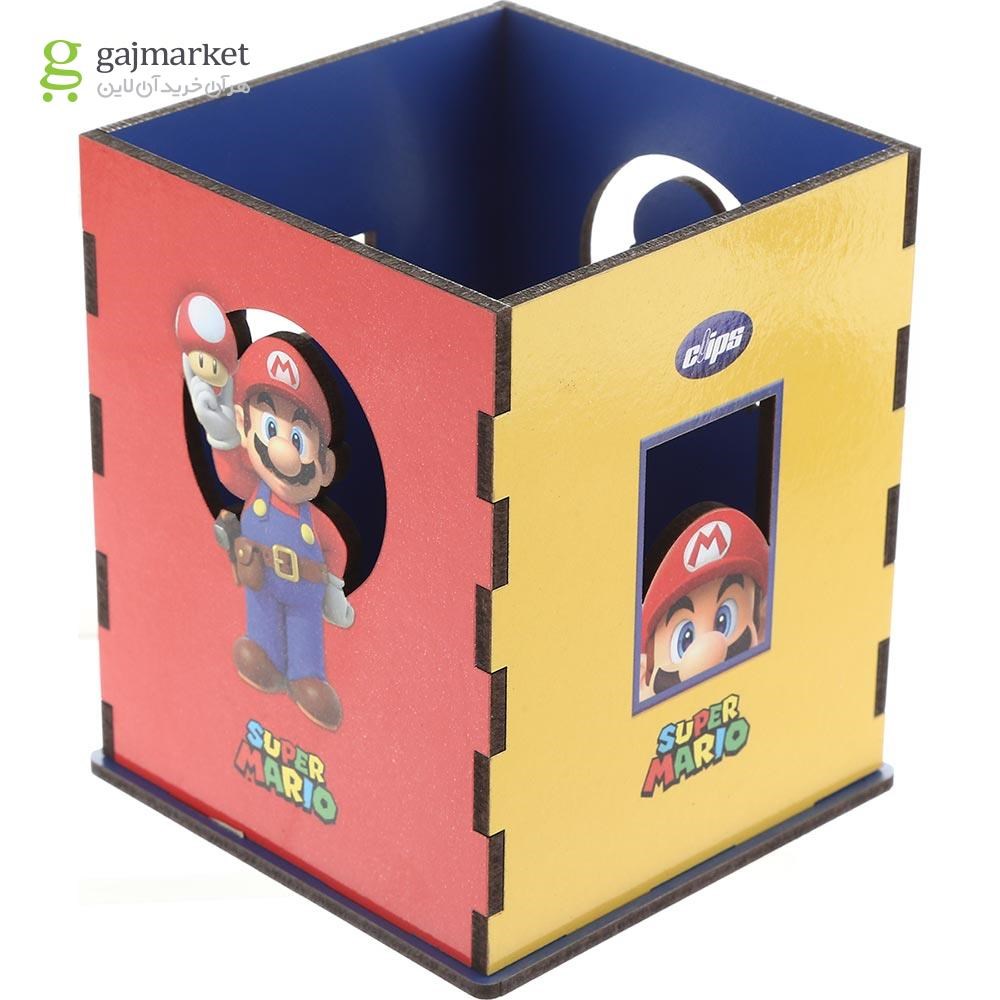 تصویر از جامدادی رومیزی کلیپس طرح Super Mario 