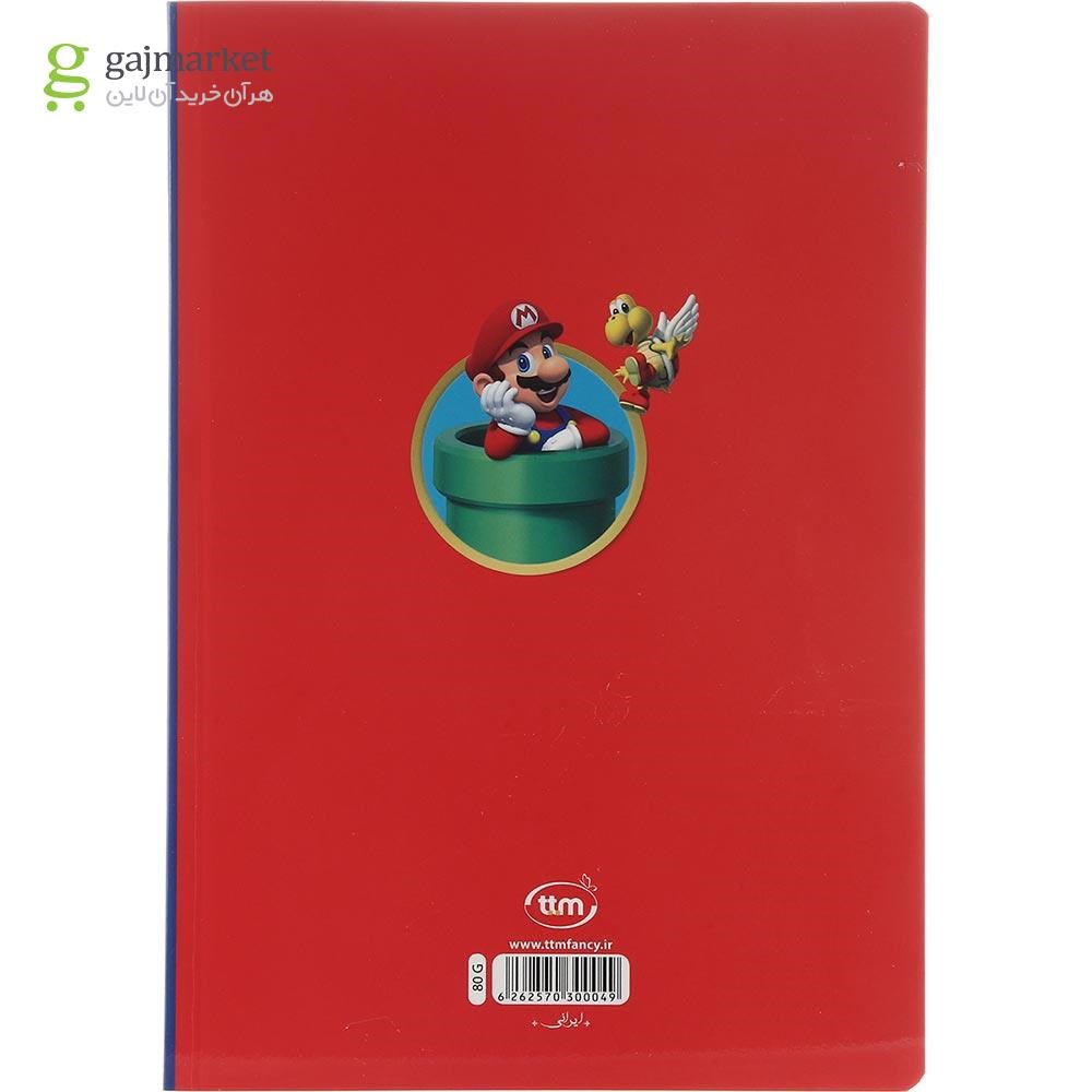 تصویر از دفتر 80 برگ کلیپس طرح Happy Mario