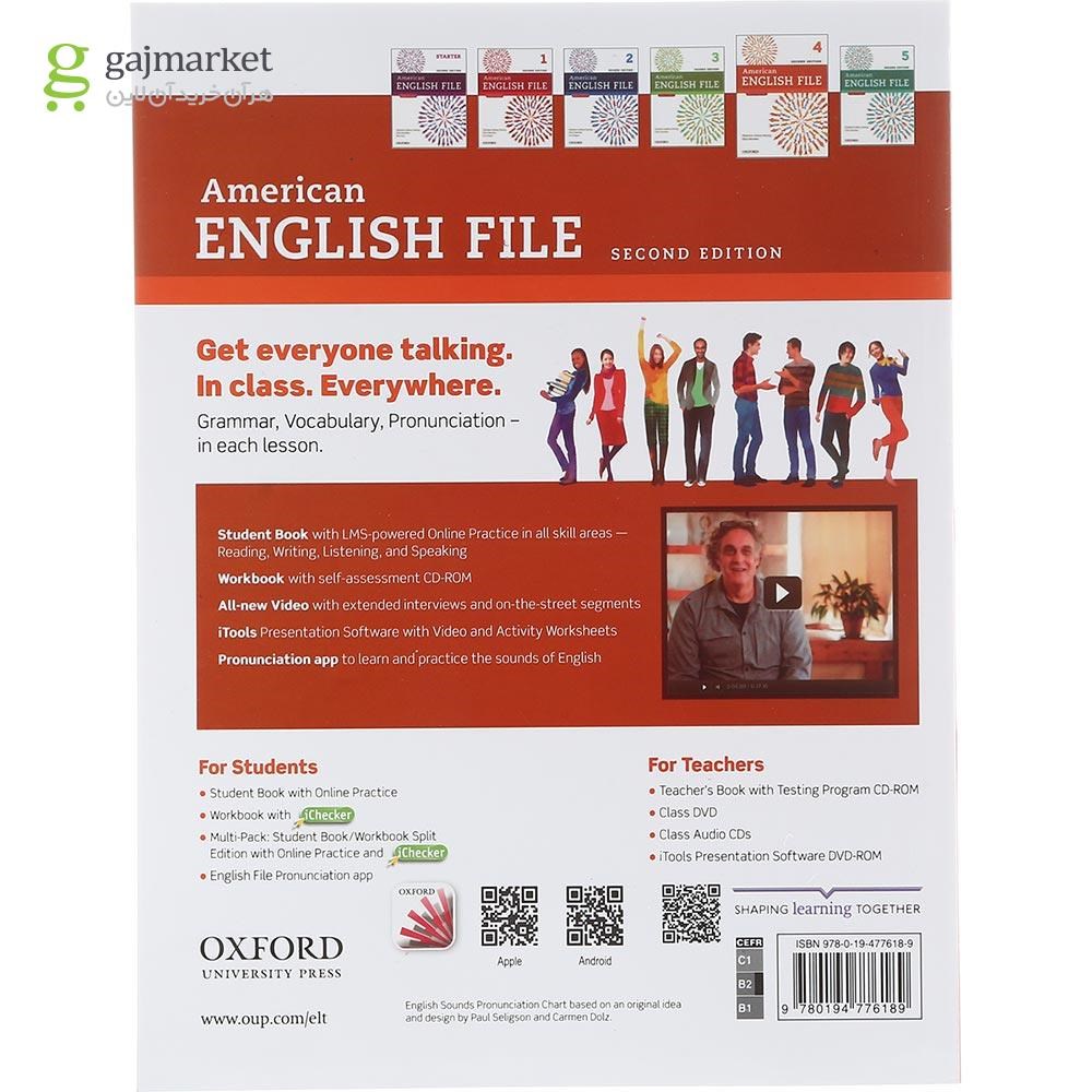 تصویر از American English File 4 Second Edition Student's Book + Workbook