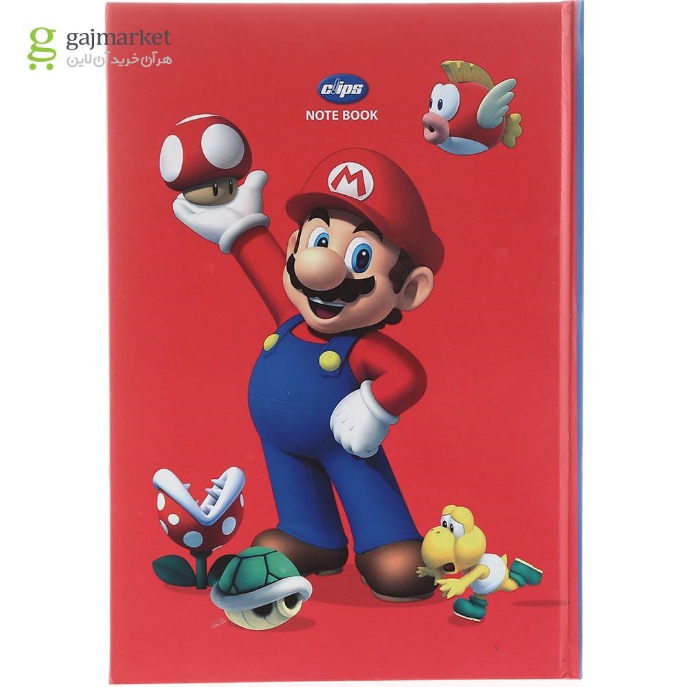 تصویر از دفتر 100 برگ کلیپس Mario کد 0162 