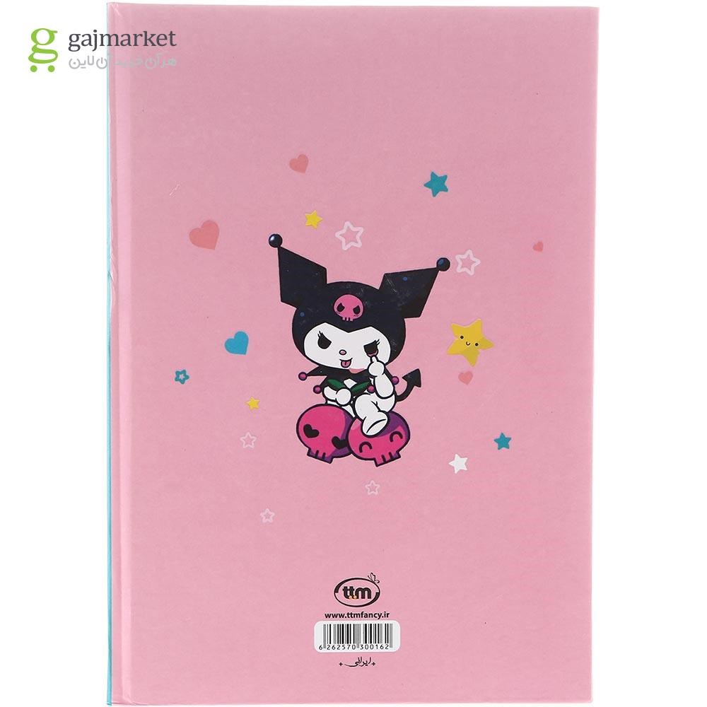 تصویر از دفتر 100 برگ کلیپس طرح Kuromi Girls کد 0162