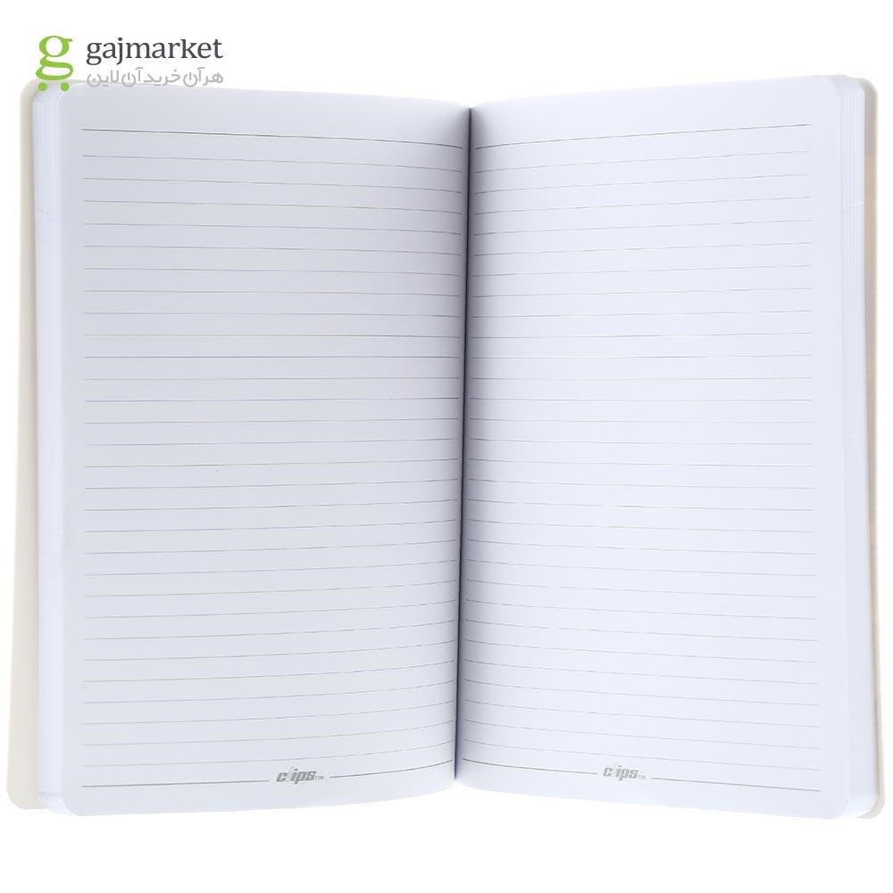 تصویر از دفتر 100 برگ کلیپس طرح گاو آبرنگی