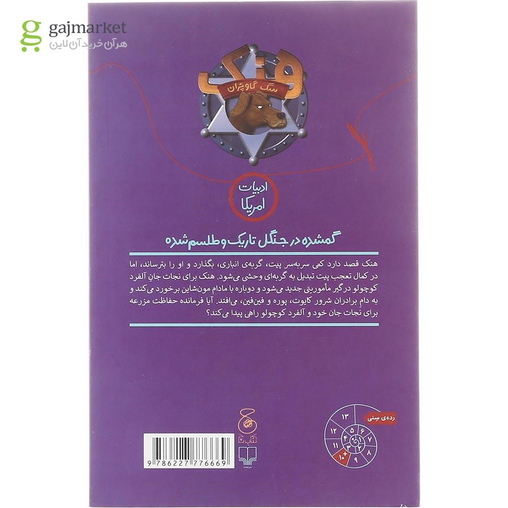 تصویر از کتاب گمشده در جنگل تاریک و طلسم شده مجموعه هنک سگ گاوچران  جلد 11