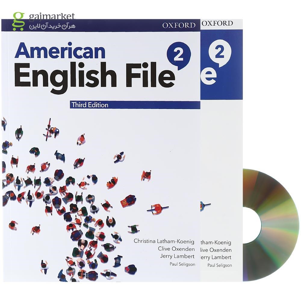 تصویر از American English File 2 Third Edition Student book +Workbook