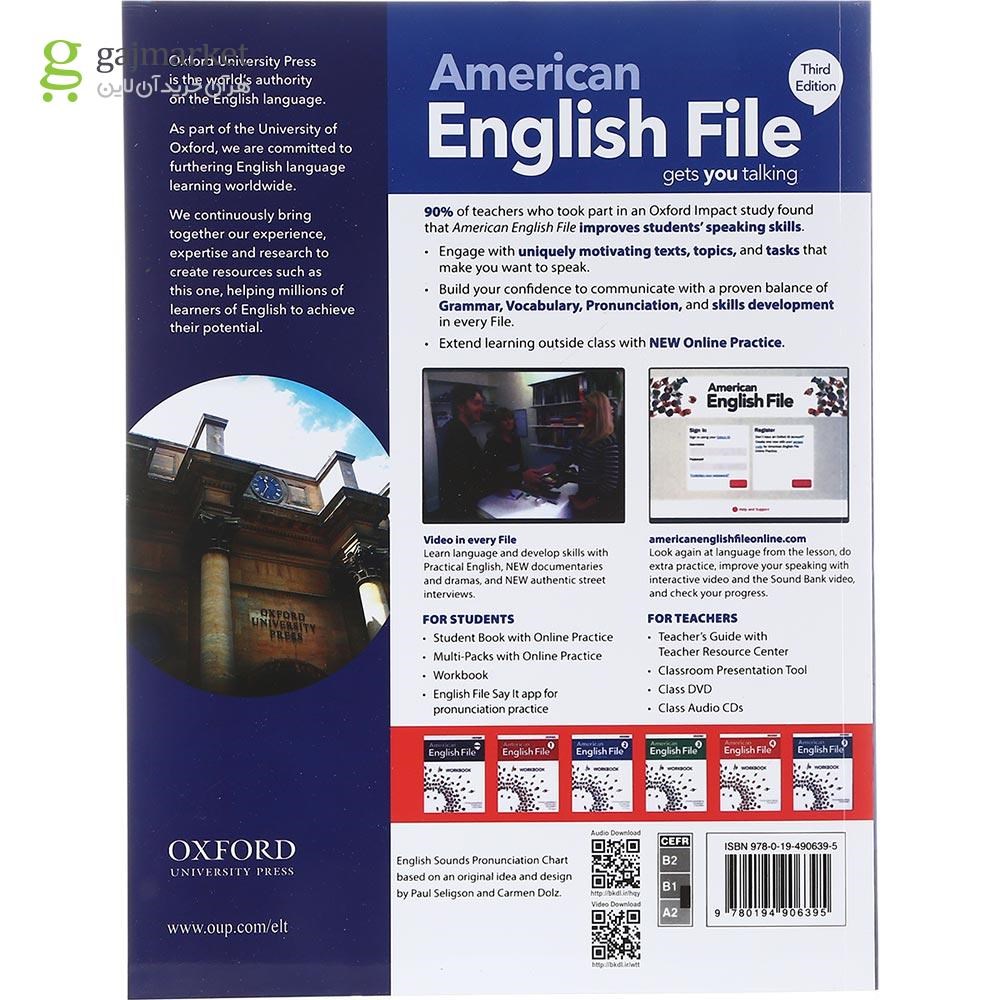 تصویر از American English File 2 Third Edition Student book +Workbook