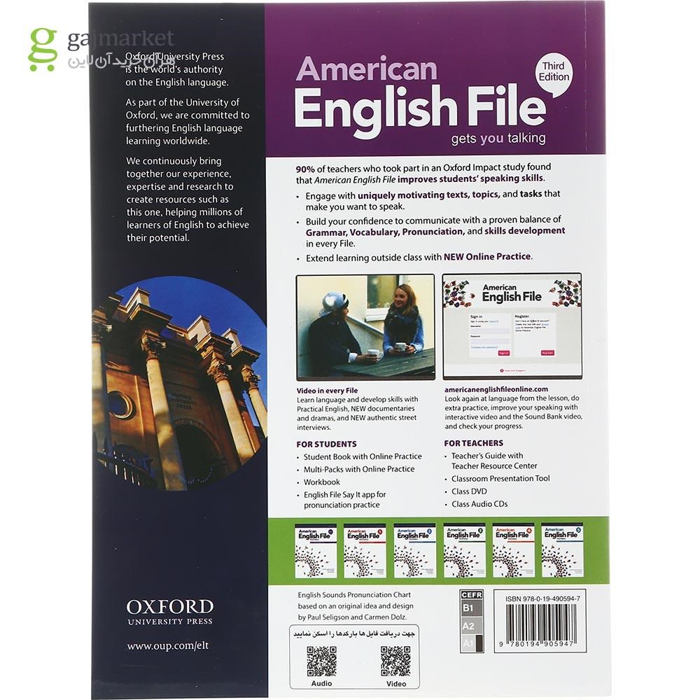 تصویر از American English File Starter Third Edition Student's Book + Workbook