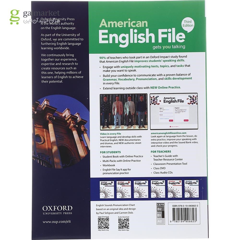تصویر از American English File 3 Third Edition Student's Book + Workbook