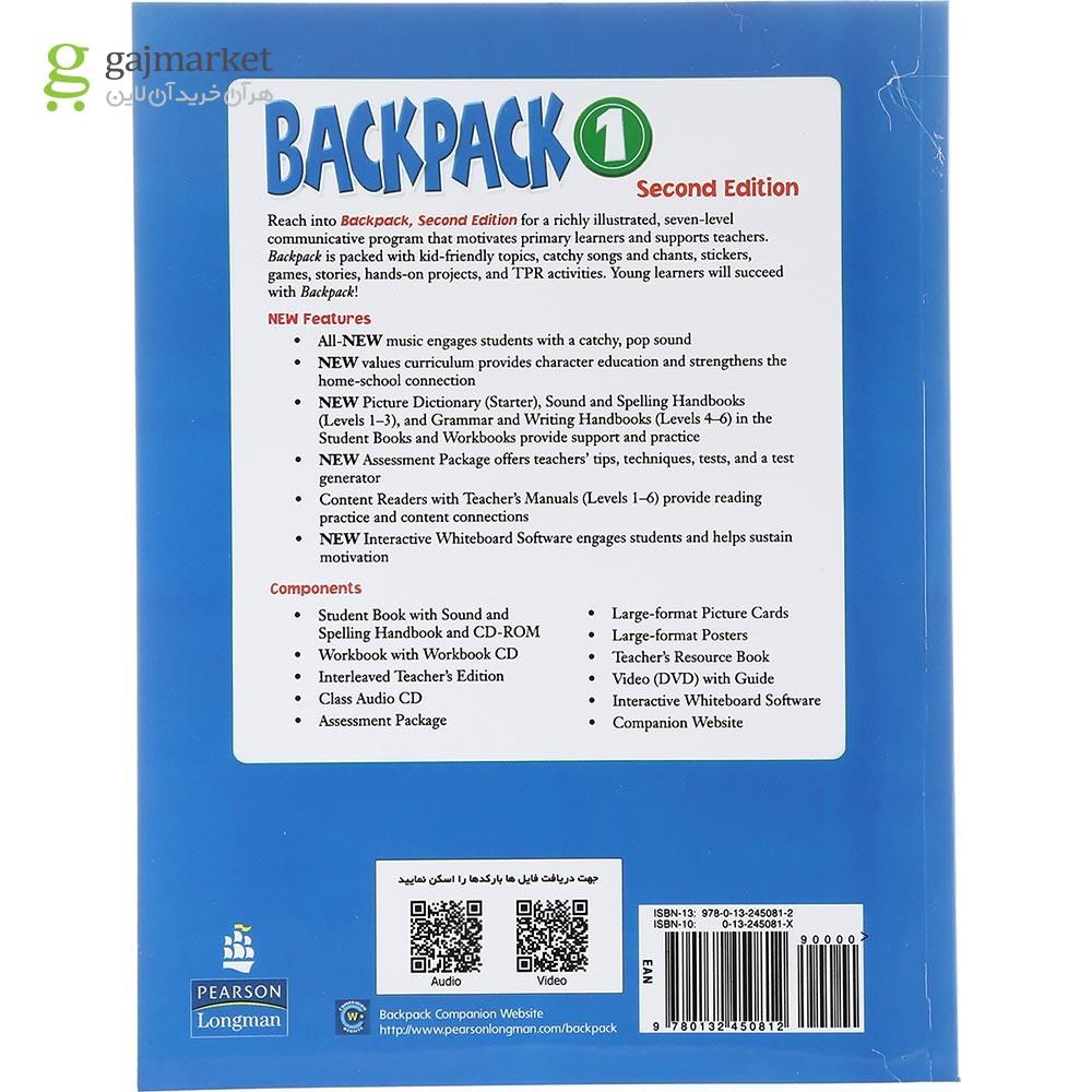 تصویر از BackPack 1 Second Edition Student's Book + Workbook