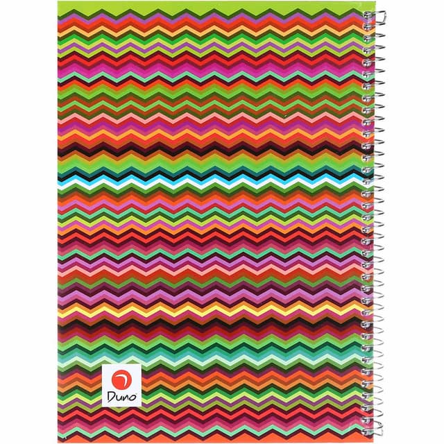 دفتر سیمی 80 برگ دونو طرح Colorful Wave product image