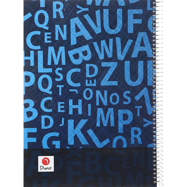 دفتر سیمی 160 برگ دونو طرح AtoZ کد 1867 product image